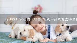 有哪些厂家在招代理商/宠物用品货源去哪里找/和宠网