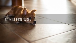 如何自制发电器？