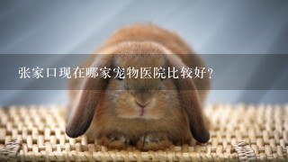 张家口现在哪家宠物医院比较好？