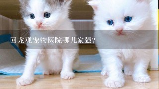 回龙观宠物医院哪儿家强？