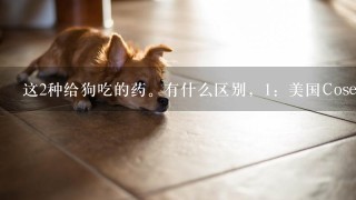 这2种给狗吃的药。有什么区别，1：美国Cosequin DS(