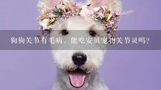 狗狗关节有毛病，能吃安贝宠物关节灵吗？