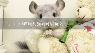 fatcat猫玩具狗狗可以玩么