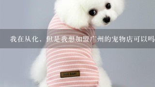 我在从化，但是我想加盟广州的宠物店可以吗？哪个宠物店比较好？