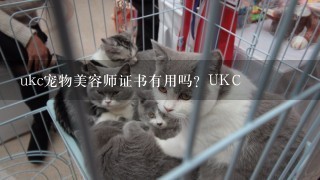 ukc宠物美容师证书有用吗？UKC